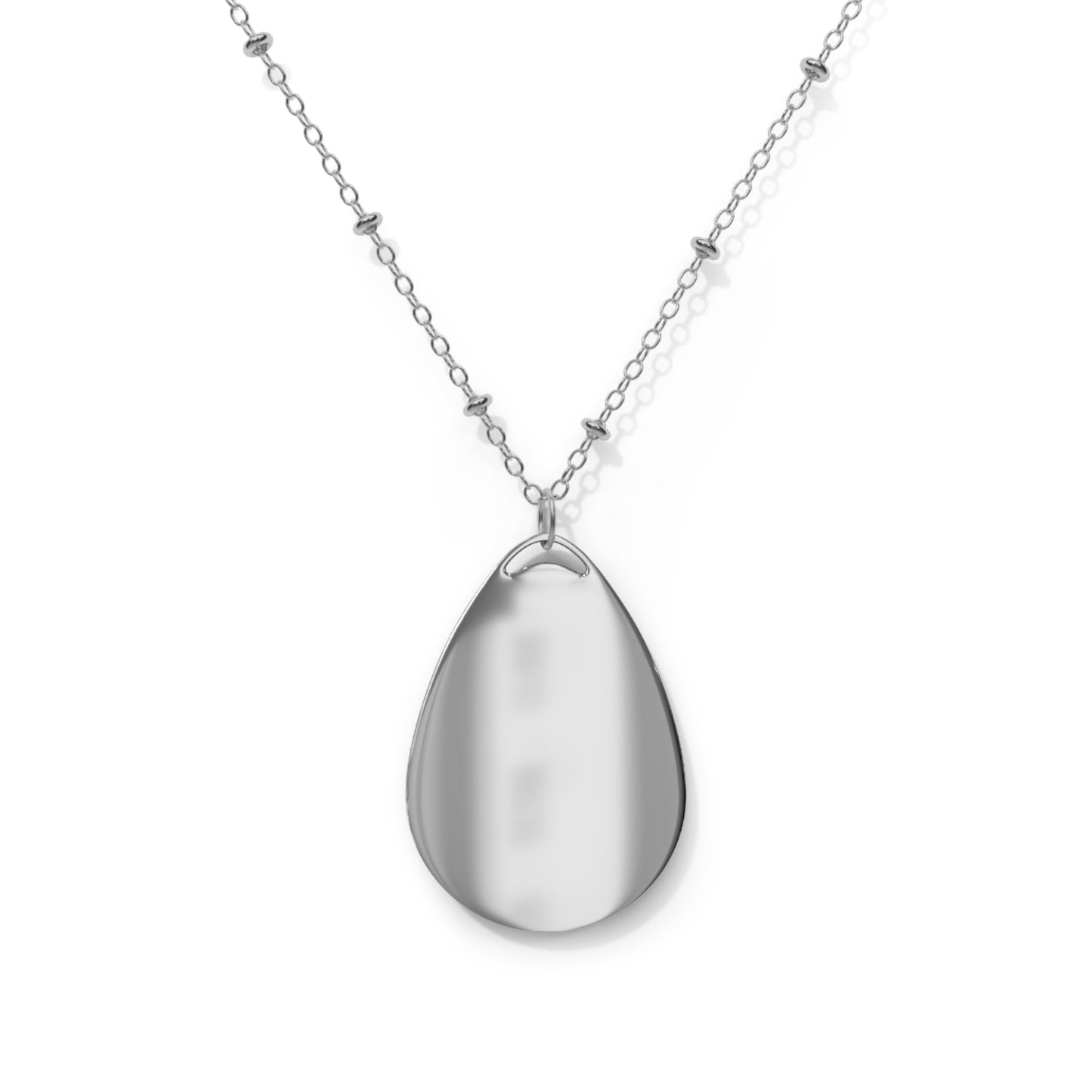 Cross Oval Necklace