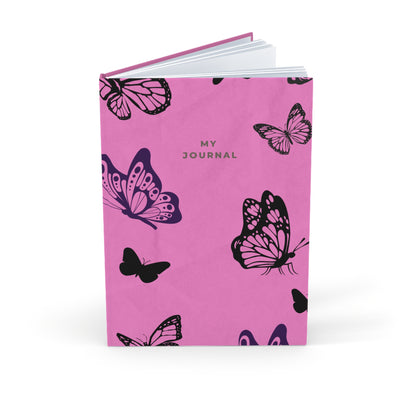 A5 Hardcover Butterfly Journal