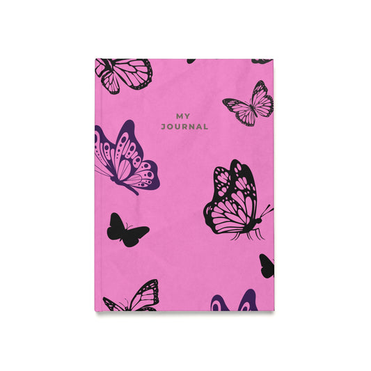 A5 Hardcover Butterfly Journal