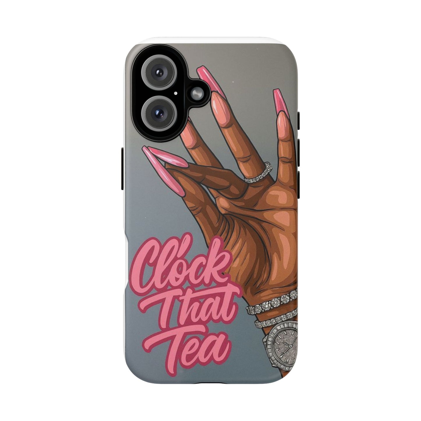 "Clock that tea"